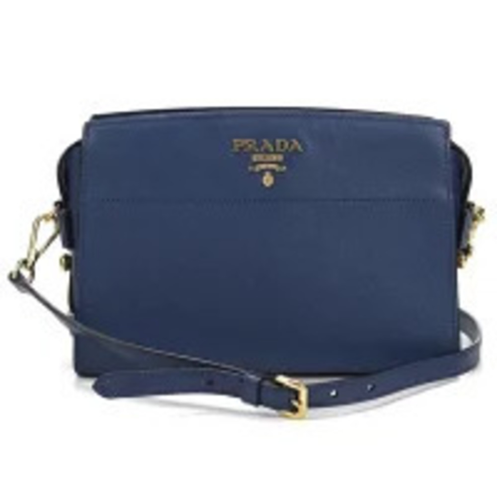Prada Tessuto Crossbody Bag Navy Blue